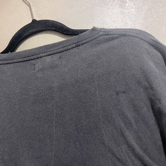 Anine Bing Eagle Vintage Bing Tee Washed Black Blue XS NEW - Picture 8 of 10